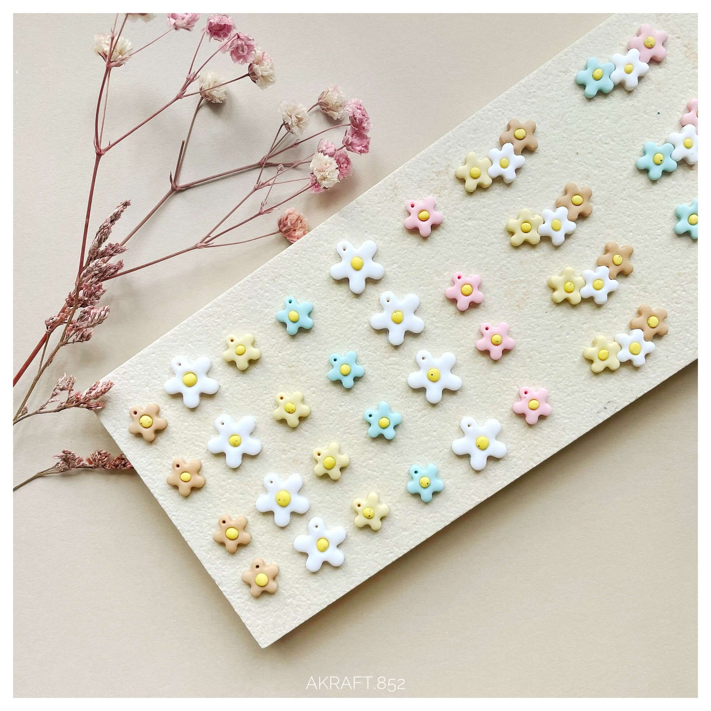 小花簡約耳釘