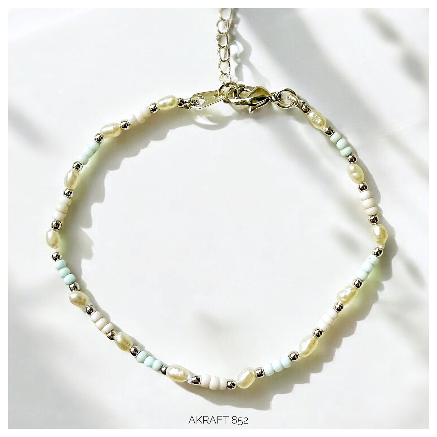 Soft Color Millet Pearl Strand Bracelet