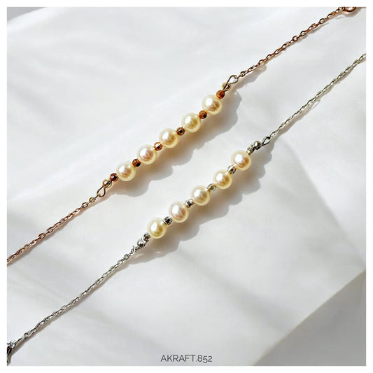 SPARKLE - Fresh water Pearl String Bracelet 