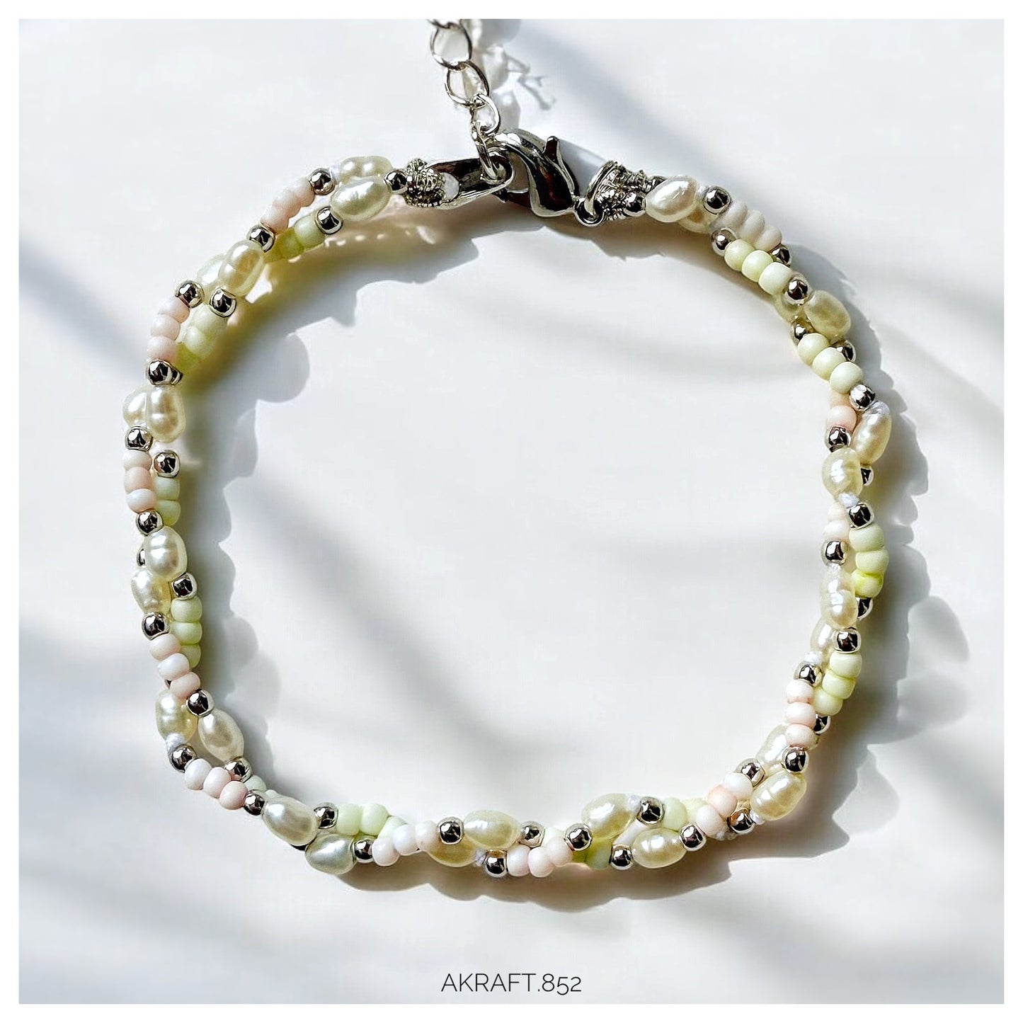 Double Layer Soft Color Millet Pearl Bracelet