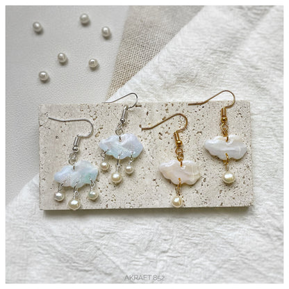 Little Cloud Pearl drops Earring