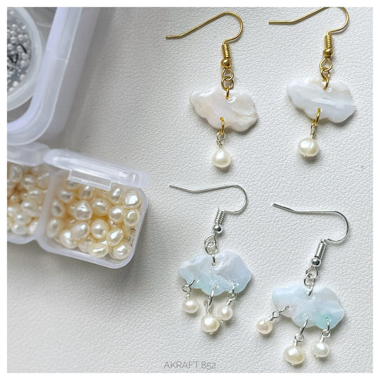 Little Cloud Pearl drops Earring